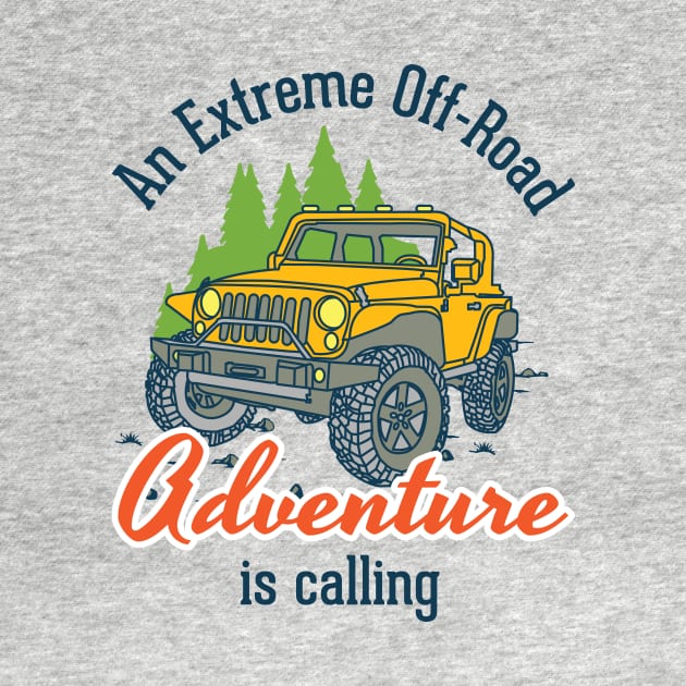 An extreme offroad adventure is calling - camping, hikking, trekking, vacation, christmas, new year by The Bombay Brands Pvt Ltd